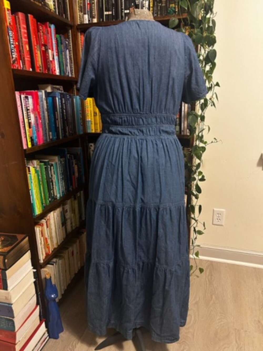 Tommy Hilfiger Blue Chambray Maxi Dress - Picture 4 of 4